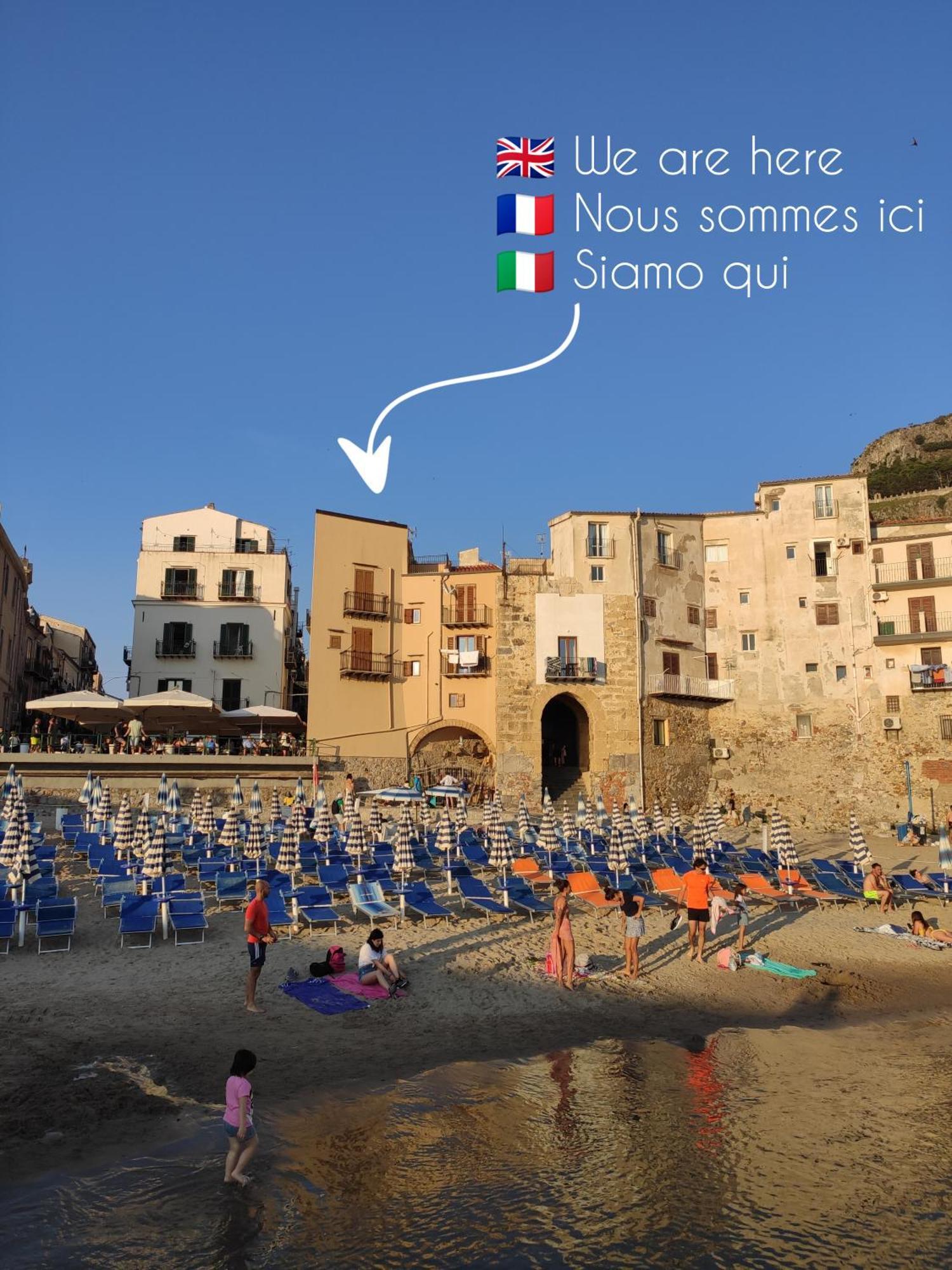 Casa Vacanze Tramonto Alla Marina Cefalu Bagian luar foto